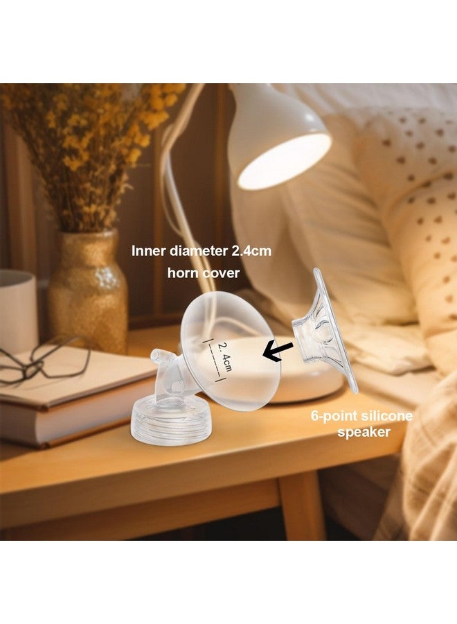 TUICARE 4pcs (24mm/28mm) Flange Inserts for Breast Pumps Elvie, Willow, Lansinoh, Medela, Willow Go, Momcozy, Mom Cozy, Ainsir, Lapoy Momcozy M5 Replacement Parts - Image 4