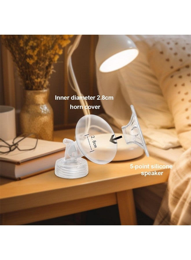 TUICARE 4pcs (24mm/28mm) Flange Inserts for Breast Pumps Elvie, Willow, Lansinoh, Medela, Willow Go, Momcozy, Mom Cozy, Ainsir, Lapoy Momcozy M5 Replacement Parts - Image 3