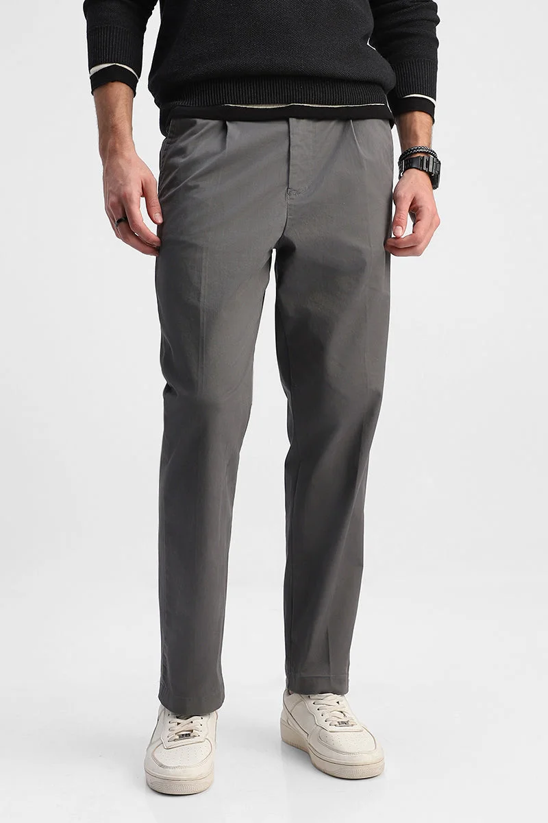 SNITCH Relaxed Fit Stretch Trousers