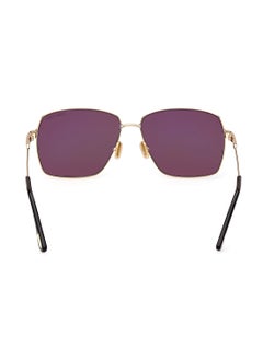 TOM FORD Unisex UV Protection Square Sunglasses - FT099430A58 - Lens Size: 58 Mm  - Image 4