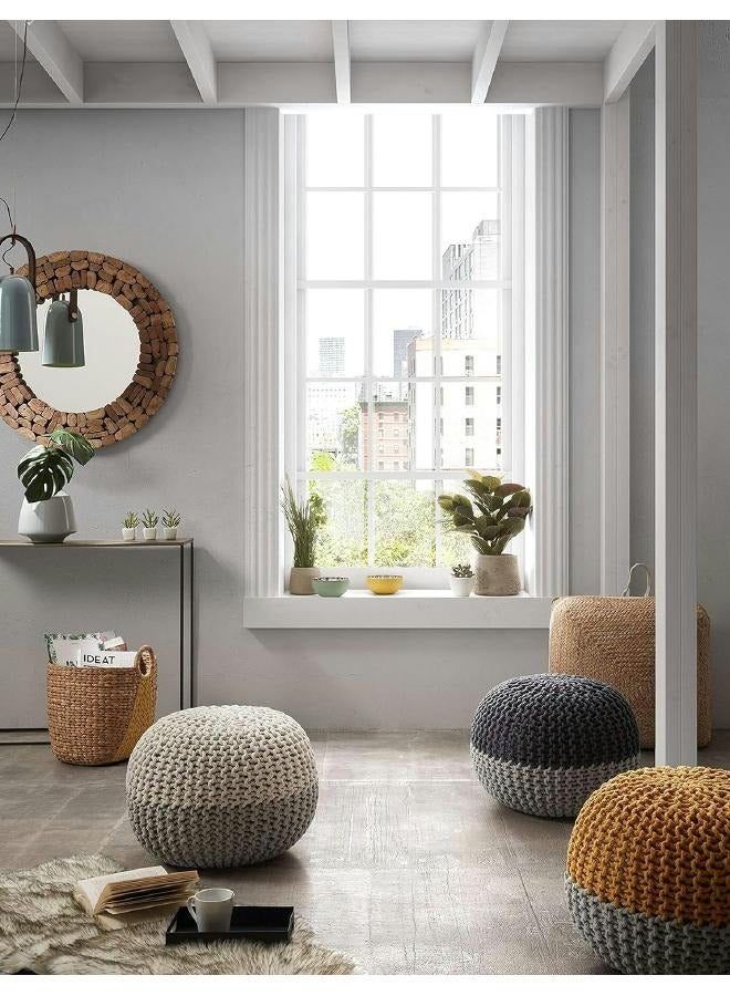 لوفت مرآة مستديرة ، 80X80X4 ، خشب ،  طبيعيAA1442M46. - Image 5