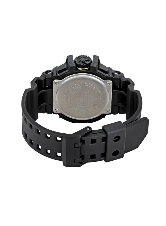 CASIO G-SHOCK GA-400GB-1A9 Analog-Digital Men’s Watch, Shock Resistant, 200M Water Resistant, Black Resin Strap with Gold Accents - Image 4