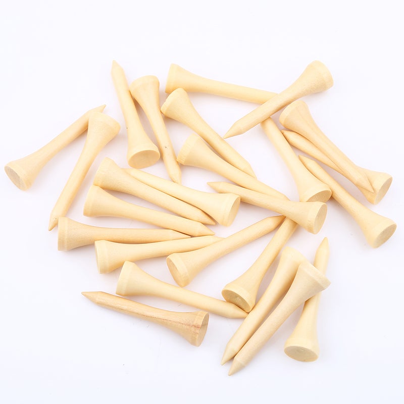Wooden Golf Tees 3.25 Inch: Biodegradable Eco-Friendly Pack - Protects Driver & Boosts Distance, Adjustable Height for Easy Ball Positioning for Golf Practice Driving Range & Training Aids - Image 4
