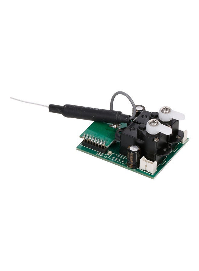 NIBEMINENT RC Airplane Receiver Board with 2 Servos Aircraft Spare Part Glider Accessories 5x2.5x4.5cm - Image 1