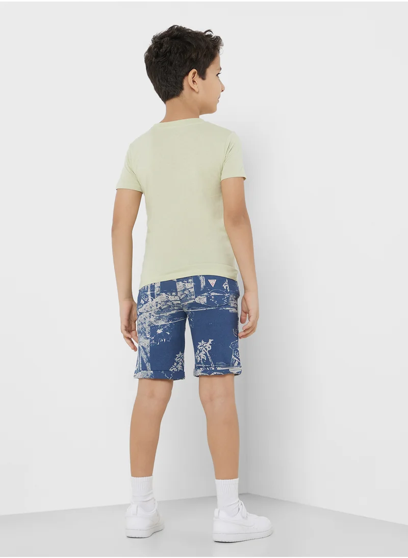 جس Infant Logo T-Shirt & Shorts Set