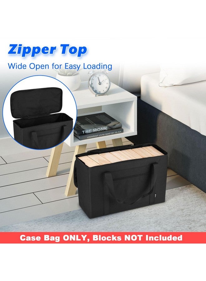 COSMOS Cosmos Stacking Game Storage Bag Compatible With Giant Tumble Tower, Replacement Carry Case for 56 Pcs Large Tumbling Timber, Organizer Tote for Wooden Blocks (NOT Included)  - Image 5