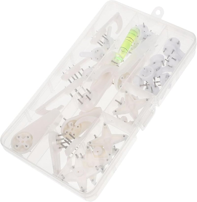 39 قطعة مجموعة تعليق صور متينة مع علاقات طوب لعرض إطار الحائط - Image 1