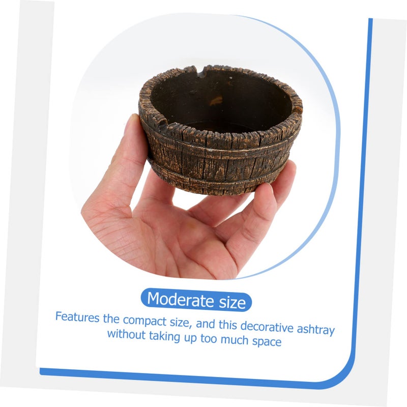 Concrete Ashtray for Home and Office Compact Multifunctional Decor - Image 3