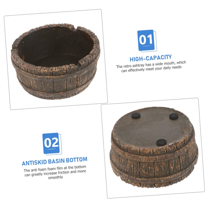 Concrete Ashtray for Home and Office Compact Multifunctional Decor - Image 4