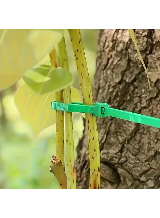 100pcs Red Heavy Duty Nylon Cable Zip Ties Self Locking Heat Resistant Durable - Image 3