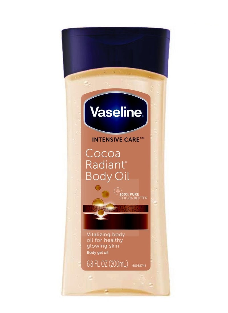 Vaseline Cocoa Radient Butter Body Oil 200ml  - Image 1