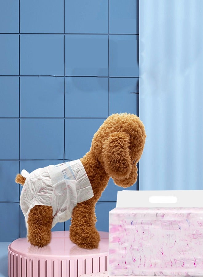 Generic Pet Diapers For Dogs,Disposable Pet Diapers,For Female Dogs,Absorbent Soft And Diapers,Super Absorbent Leak-Proof Female Puppy Diapers,Xs Size,10pcs  - Image 3