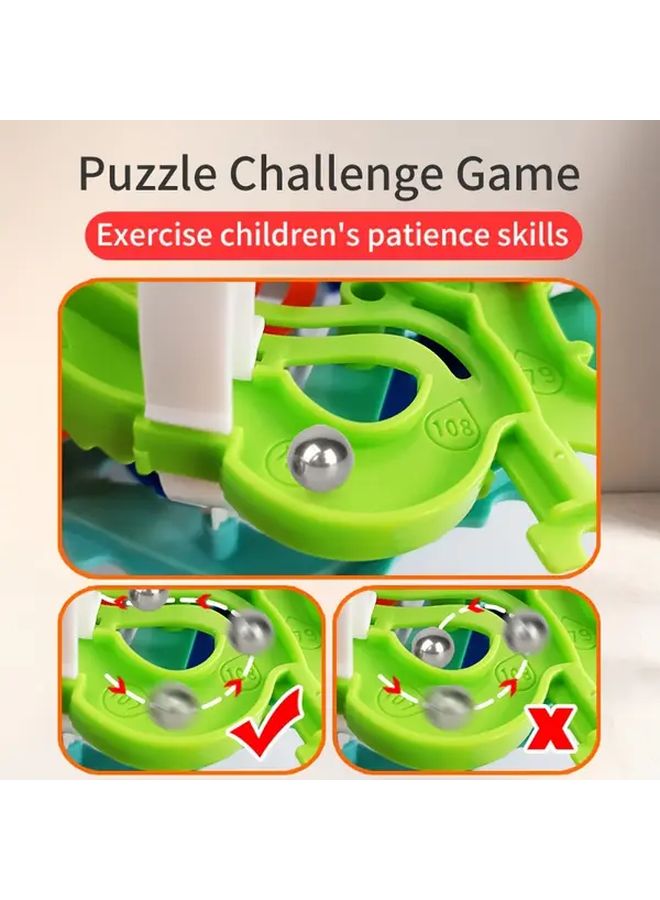 Saturn Maze 138 Levels 3D Intelligence Ball Track Rolling Beads Children Puzzle Game - Image 4