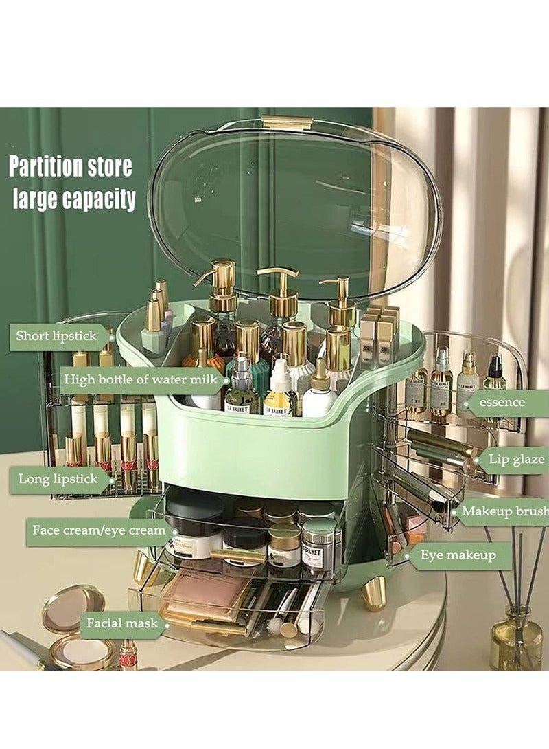 ميكسد صندوق تخزين مستحضرات التجميل المقاوم للغبار ، منظم أحمر الشفاه مجوهرات مستحضرات التجميل للعناية بالبشرة ، حقيبة مكياج متعددة الوظائف ، صندوق منظم المكياج ، منظم المكياج - Image 5