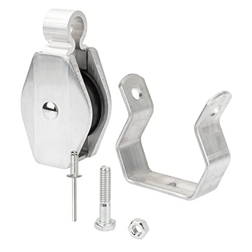 Sconva 31-12 Extension Ladder Pulley Replacement Kit Compatible with Werner Brand Aluminum & Fiberglass Extension Ladders Silvery - Image 1