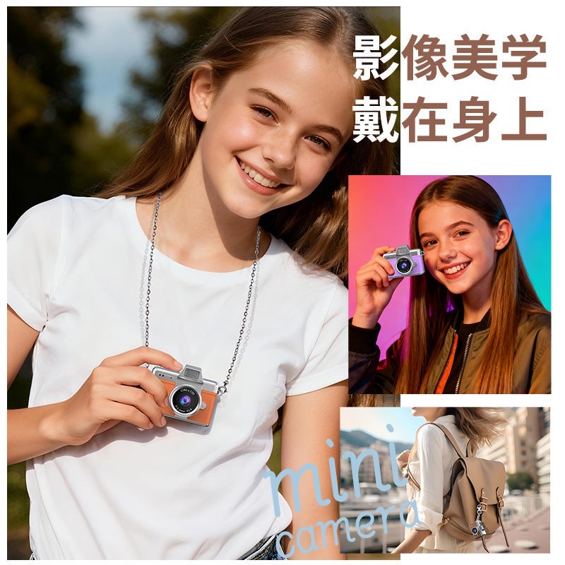Flip Screen Mini CCD Digital Camera - Retro Portable Compact Camera for  Students - Image 5