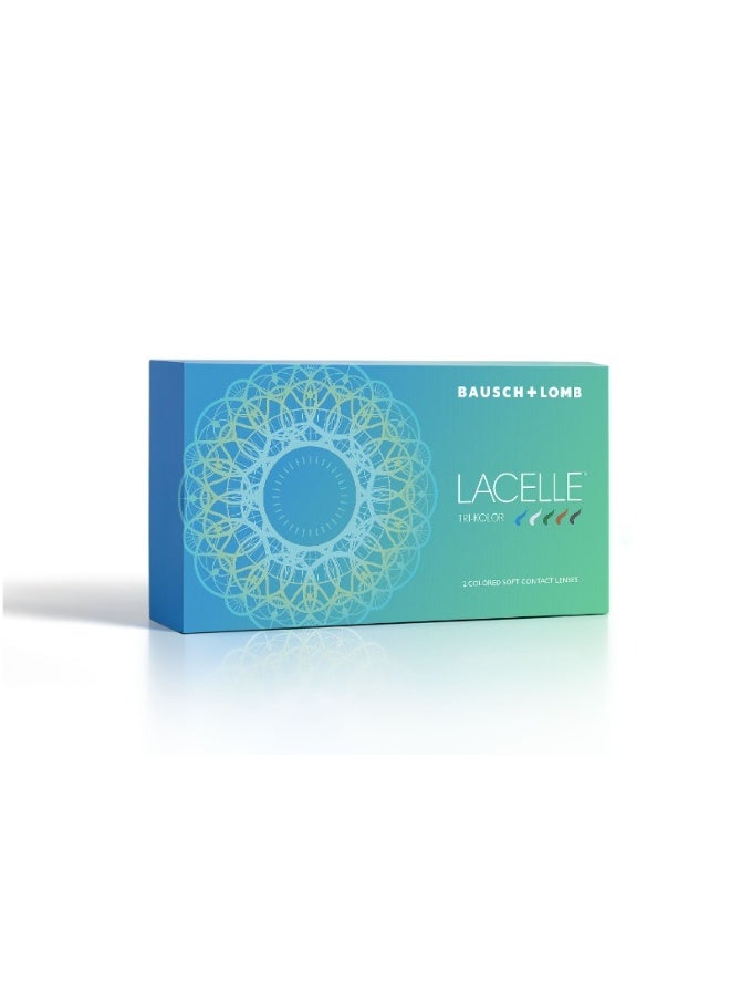 Bausch + Lomb Unisex Lacelle Trikolor Monthly Disposable Contact Lenses - Stylish Brown - Image 3