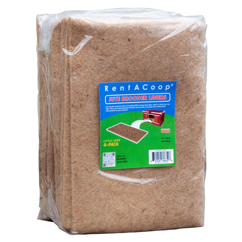 RentACoop Jute Brooder Liners for Little Red Barn Brooder (Pack of 4) - Image 1