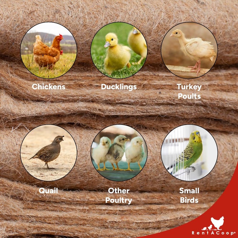 RentACoop Jute Brooder Liners for Little Red Barn Brooder (Pack of 4) - Image 4
