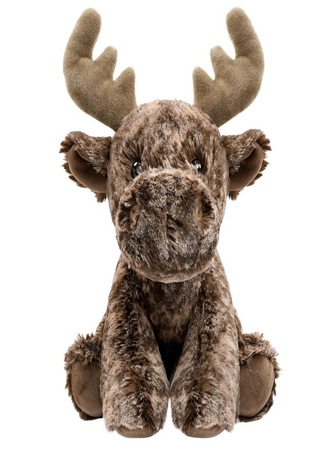 Ditucu Elk Stuffed Animal 8 inch Cute Realistic Plush Toys Ultra Soft Plushies Gifts for Kids Brown - Image 1
