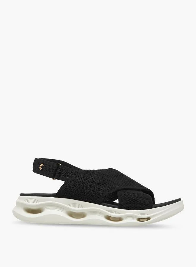 لو كونفورت Women Platform Heel Cross Strap Sandals