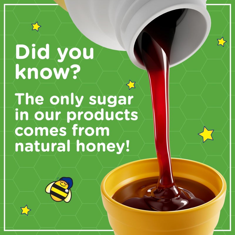 Zarbee's Children's Nighttime Honey Cough Syrup + Mucus for Kids 2+ + Dark Honey, Ivy Leaf, & Calming Chamomile, #1 Pediatrician Recommended, Drug & Alcohol-Free, Mixed Berry, 4 fl. oz - Image 5