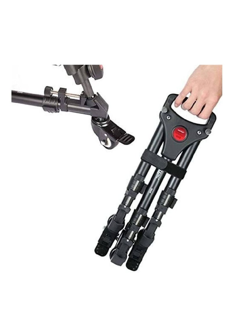Yunteng 3 Wheels Pulley Universal Foldable DSLR Camera Tripod Dolly Base Stand - Image 3