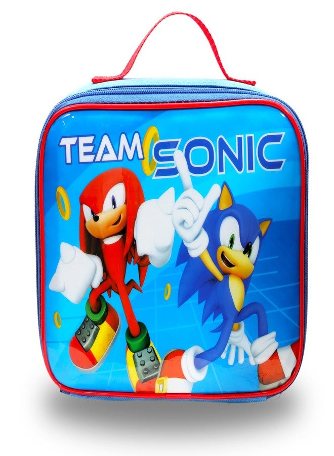 Sonic The Hedgehog Sonic the Hedghehog Lunch Box for Boys Set - Bundle with Sonic Lunch Bag, Water Bottle, Stickers, More | Sonic the Hedgehog Lunch Bag for Kids School - Image 2