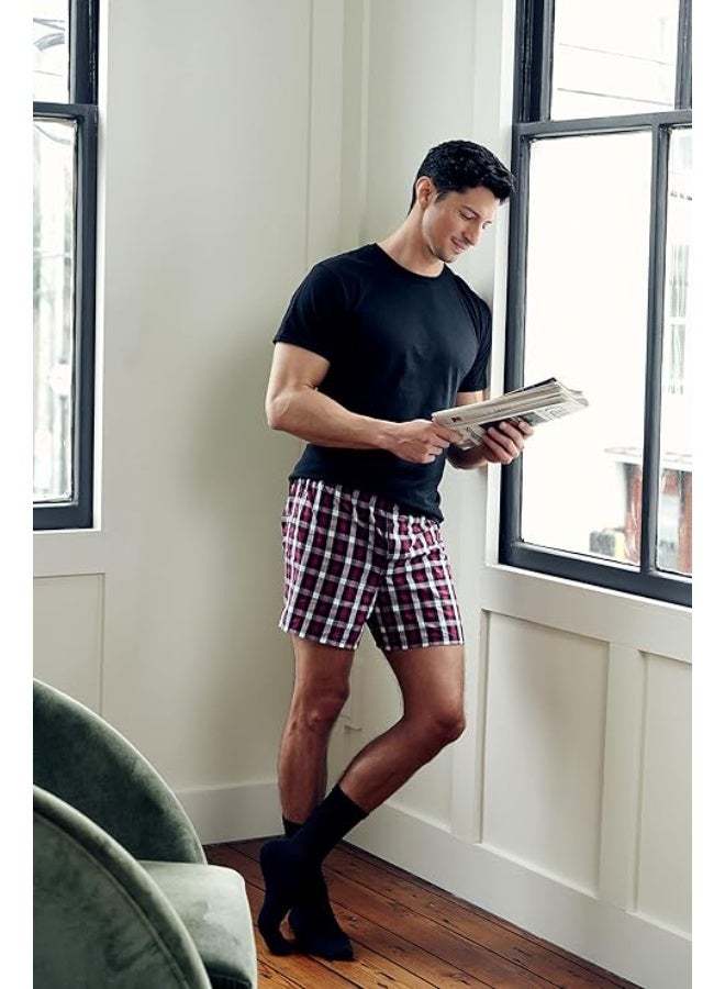 Gildan تي شيرتات جيلدان للرجال، عبوة متعددة، الطراز G1100، أسود (6 قطع)، كبير جداً - Image 3