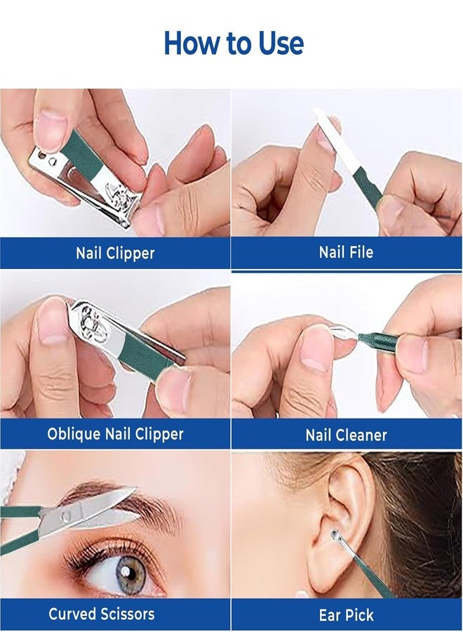 ZIRAK Pedicure Kit for Women | Manicure Pedicure Kit Products | Manicure Kit for Women | Pedicure Tools for Feet | Nail Cutter Kit | Pedicure Set | Mani Pedi Kit | 6 in 1 | Pack of 1 (Multicolor) - Image 2