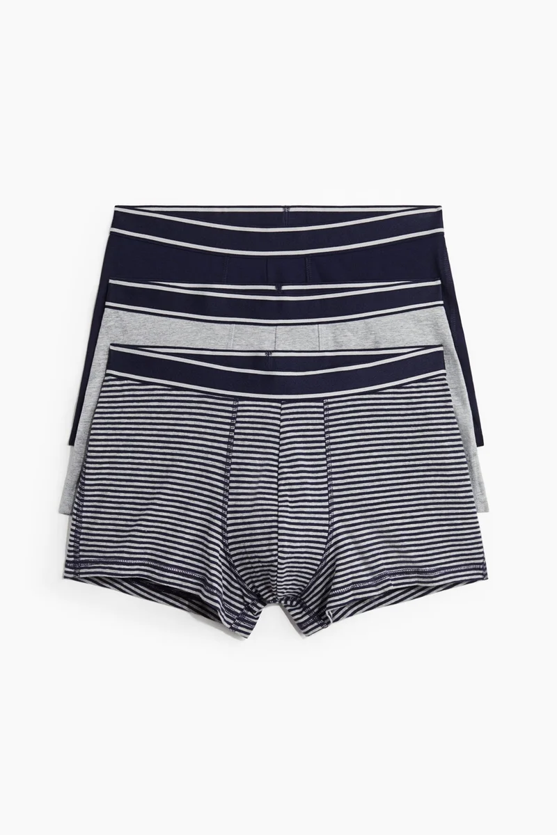 اتش اند ام 3-pack cotton short trunks