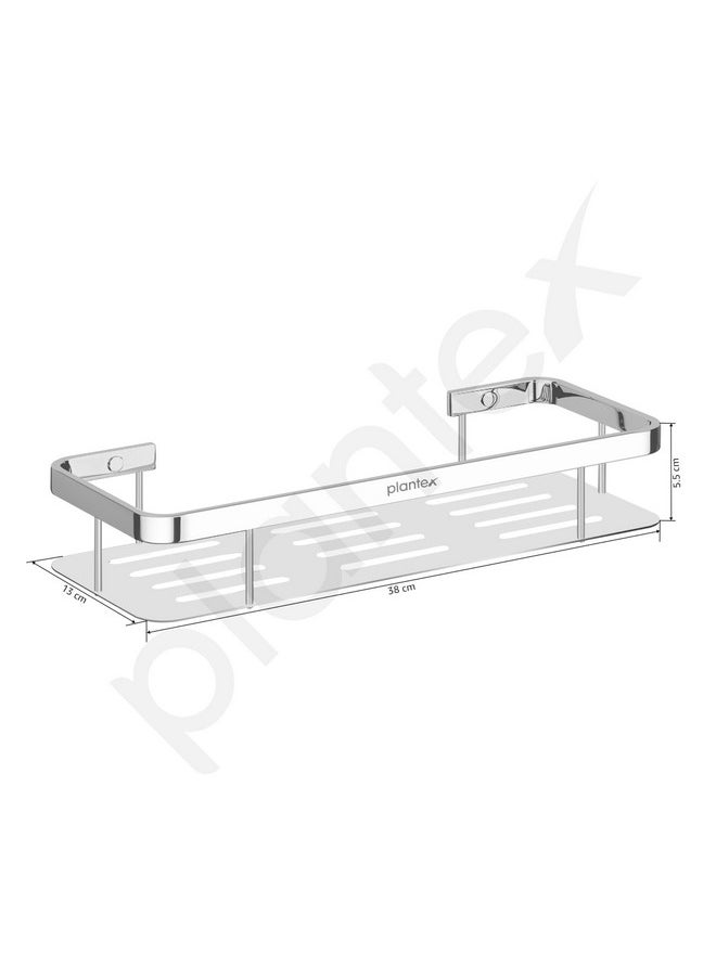 رف Plantex من الفولاذ المقاوم للصدأ بدرجة 304 للحمام/المطبخ - إكسسوارات الحمام - (15 × 5 بوصات - لمسة نهائية من الكروم) - pzsku/Z934413455D2E510C600AZ/45/_/1740982801/9002b5cf-b6a9-47b9-a192-508945aa0cb2