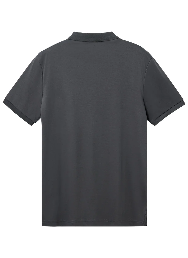 جيوردانو Men's Luxury Touch Polo Grey