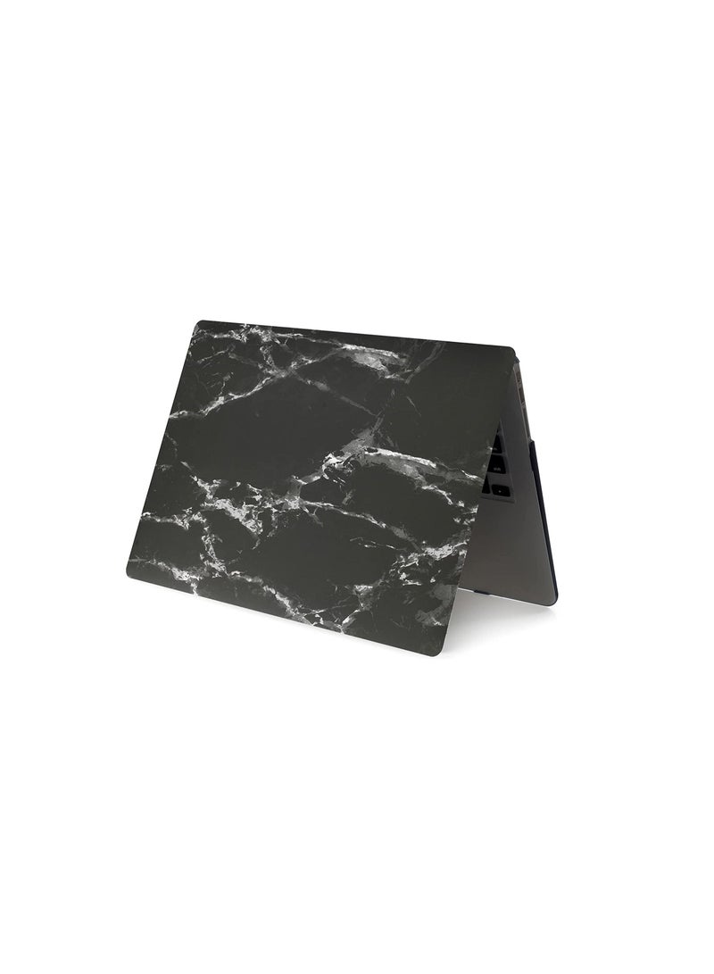 Ntech Hard Case Cover For Apple MacBook Pro With Retina Display A1706/A1708/A1989/A2159/A2251/A2289 (2017/2016) 13-Inch Black Marble/Clear  - Image 2