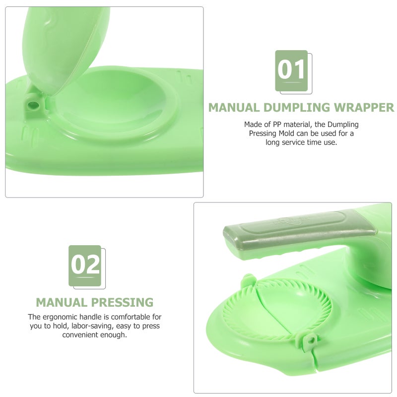 Dumpling Maker Mould Wonton Maker Manual Dough Presser Dumpling Wrappers Press Wrapper - Image 2