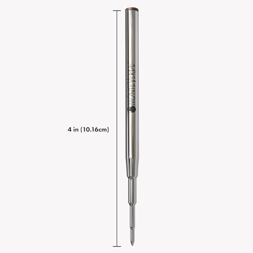 Monteverde USA Soft Ballpoint Refills to Fit Montblanc Pens, Medium Point Brown Ink, Smooth and Elegant Writing, 2-Pack - Image 2