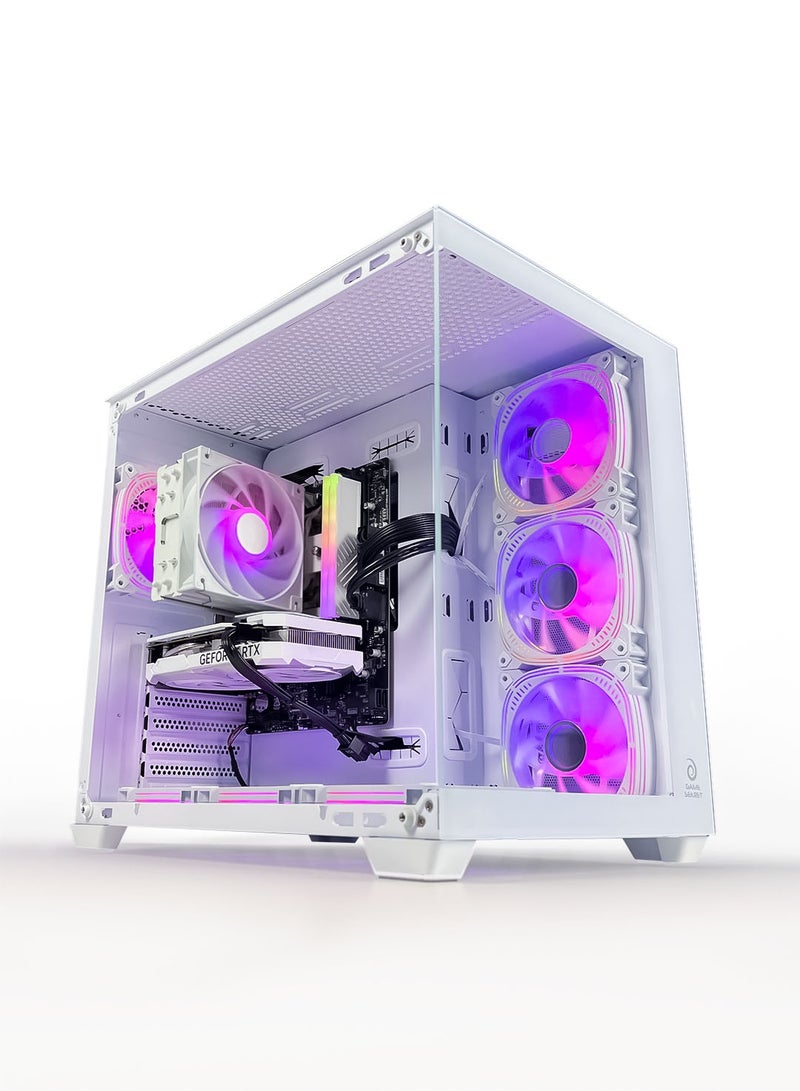 Game Sekret Lancer Gaming PC - AMD Ryzen 5-7600 | RTX 5060 8GB GPU | 16GB DDR5 RAM-1TB M.2 NVMe SSD | Air Cooler-B650 MB-650W Bronze PSU | WiFi/BT/Win 11 Pro | Game Sekret Desktop Computer | 1 Year Warranty - Image 1