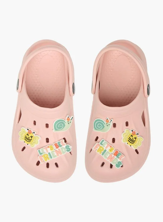 أكوا Girls Jibbitz Charm Clogs