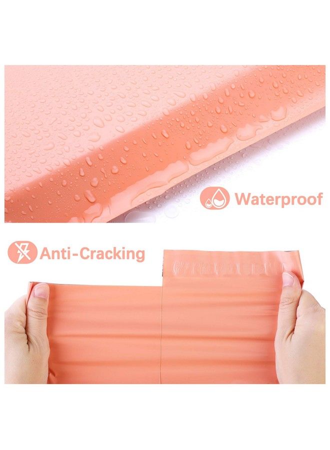 Metronic Poly Mailers 10X13 100 Pcs ; Medium Size Shipping Bags For Clothes ; Large Poly Mailer Bags Shipping Envelopes Mailing Bags For Small Business Strong Adhensive Poly Bags Pink  - Image 4