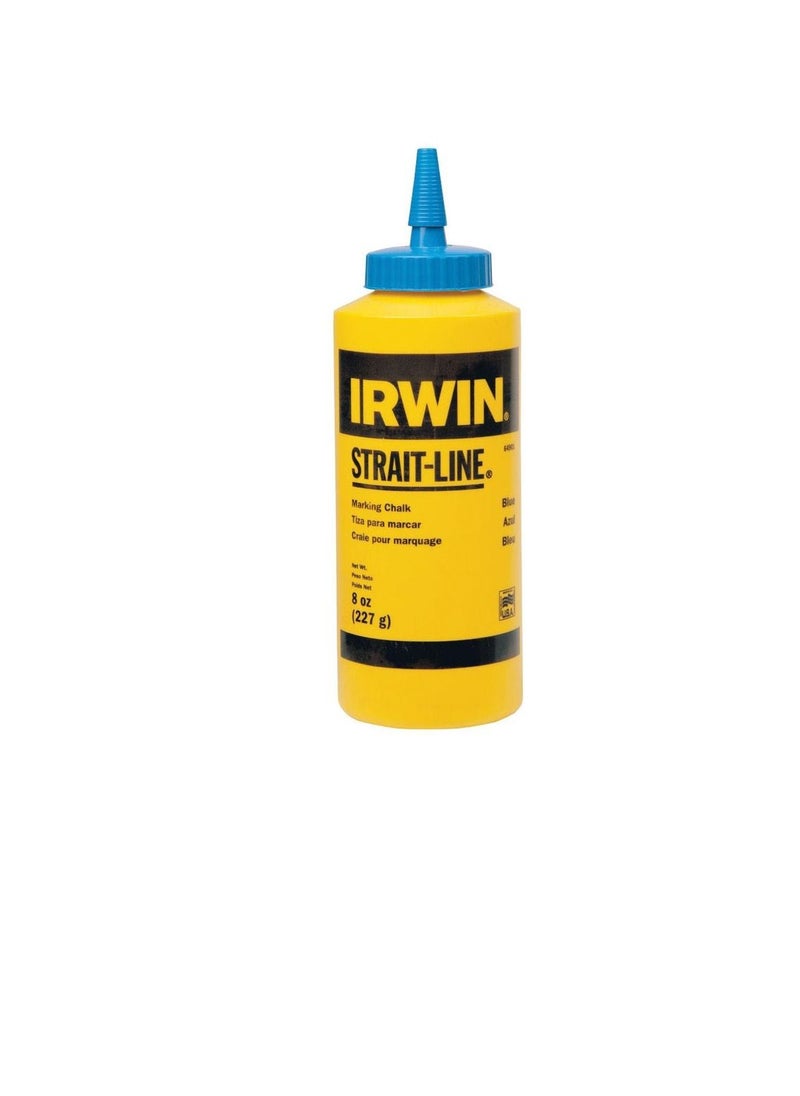 IRWIN Irwin Marking Chalk Blue 8Oz, Chalk Re-Fill For Chalk Line Reels  - Image 1