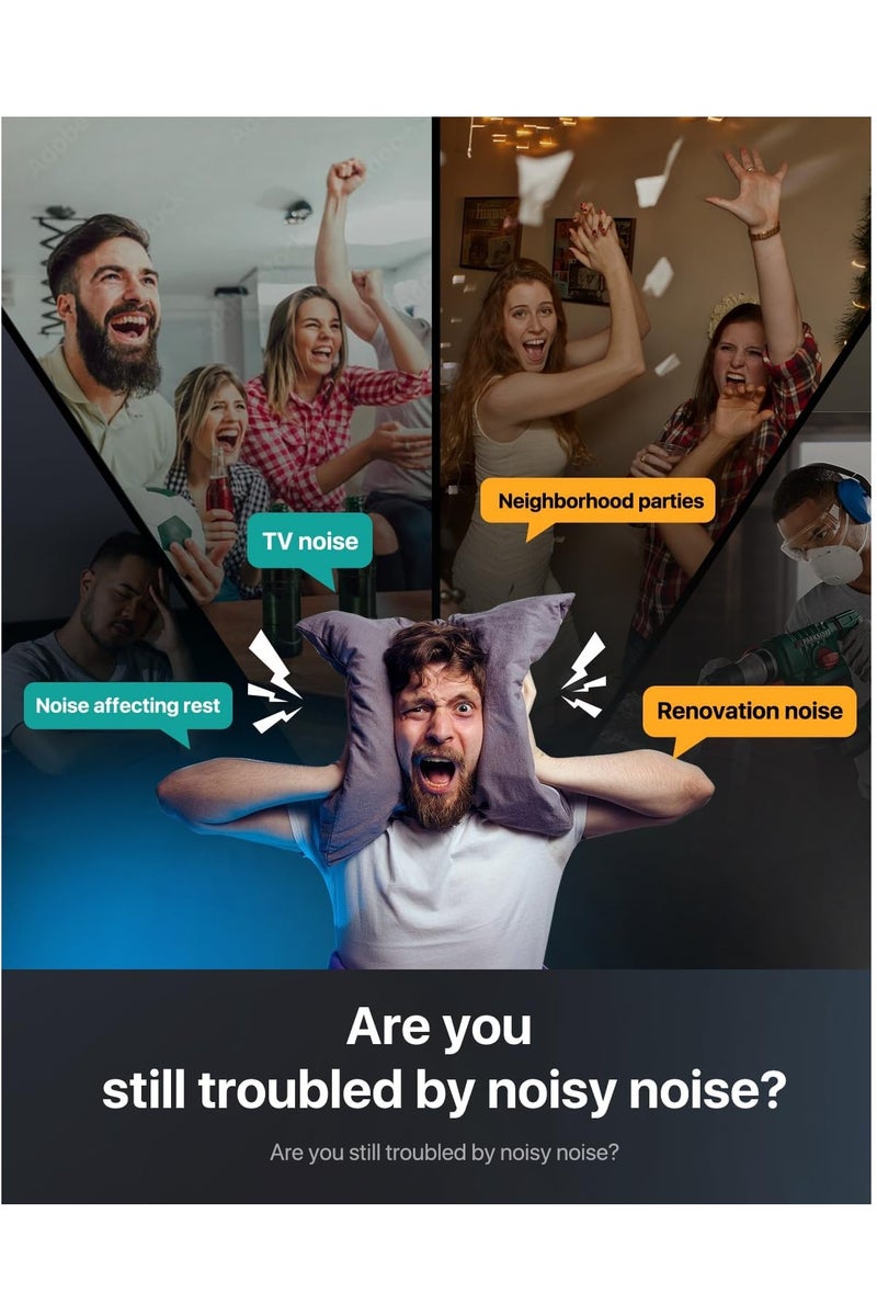 Acoustic Panels Sound Absorbing Self-Adhesive, Acoustic Wall Panels 12 Pack Wall Decoration Soundproof Wall Panels High-Density Sound Proofing Panels Tiles For Walls 12" X 12" X 0.4" - Image 2