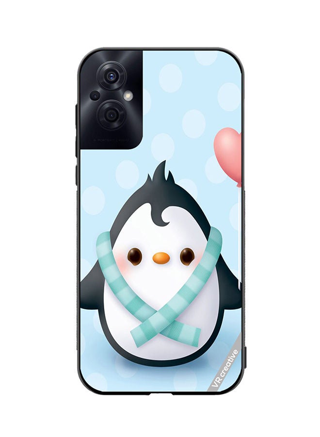 VR CREATIVE Protective Case Cover For Oppo Reno8 Z Baby Penguin Design Multicolour - Image 1