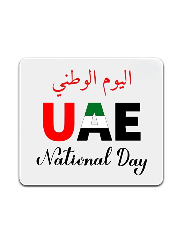 PRINTSHOP4ME Mousepad with Printed Theme Design for Celebrating UAE  National Day or Flag Day - Image 1