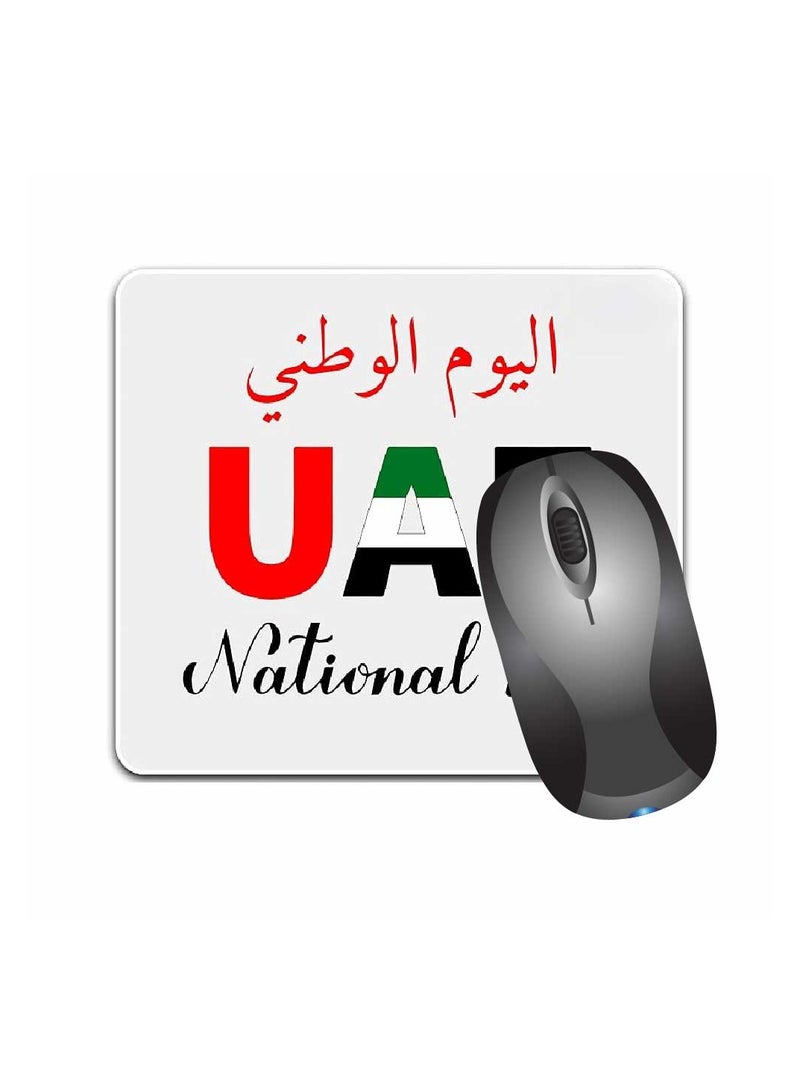 PRINTSHOP4ME Mousepad with Printed Theme Design for Celebrating UAE  National Day or Flag Day - Image 2