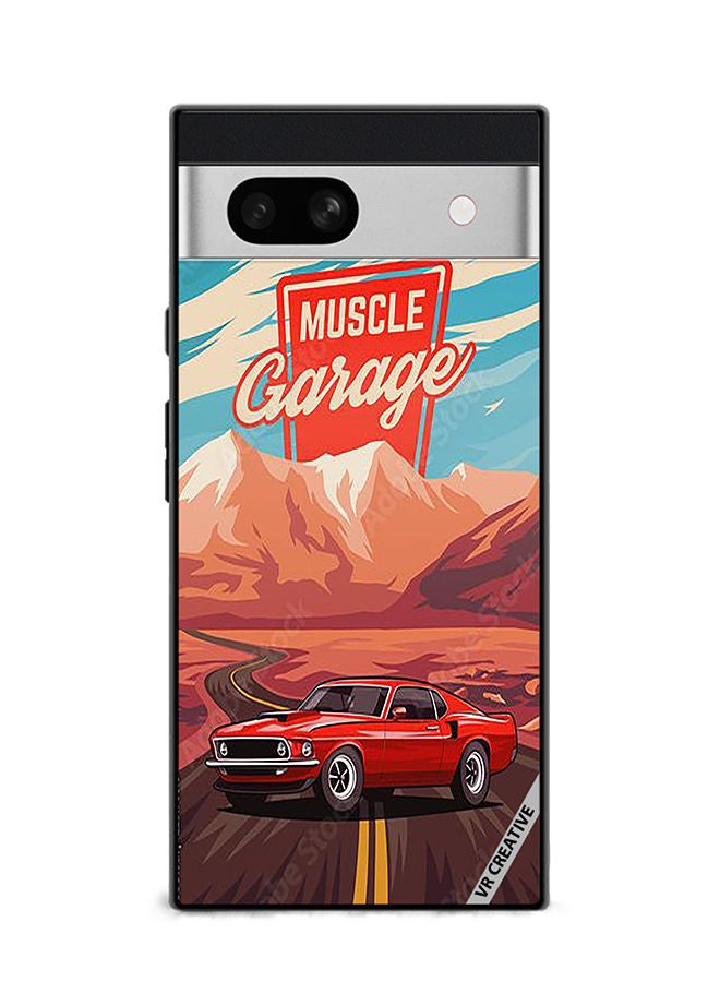 VR CREATIVE Protective Case Cover For Google Pixel 7a Car Design Multicolour - Image 1