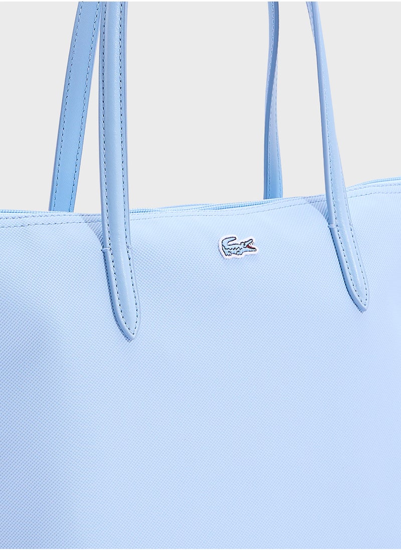 LACOSTE - Essentials Top Handle Zip Over Tote - Image 1