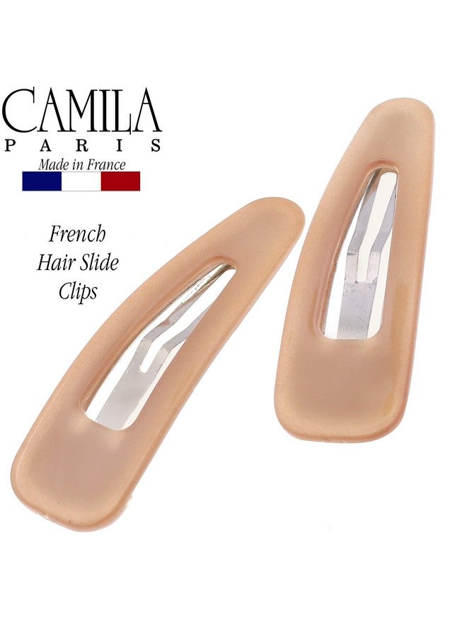 CAMILA Paris Cp3090 French Hair Snap Clip Barrette Hair Slides Clic Clac For Women Styling Girls Side Slidein Metal Snap Pin Hair Accessories For Women. Strong Hold No Slip Grip Made In France - Image 5