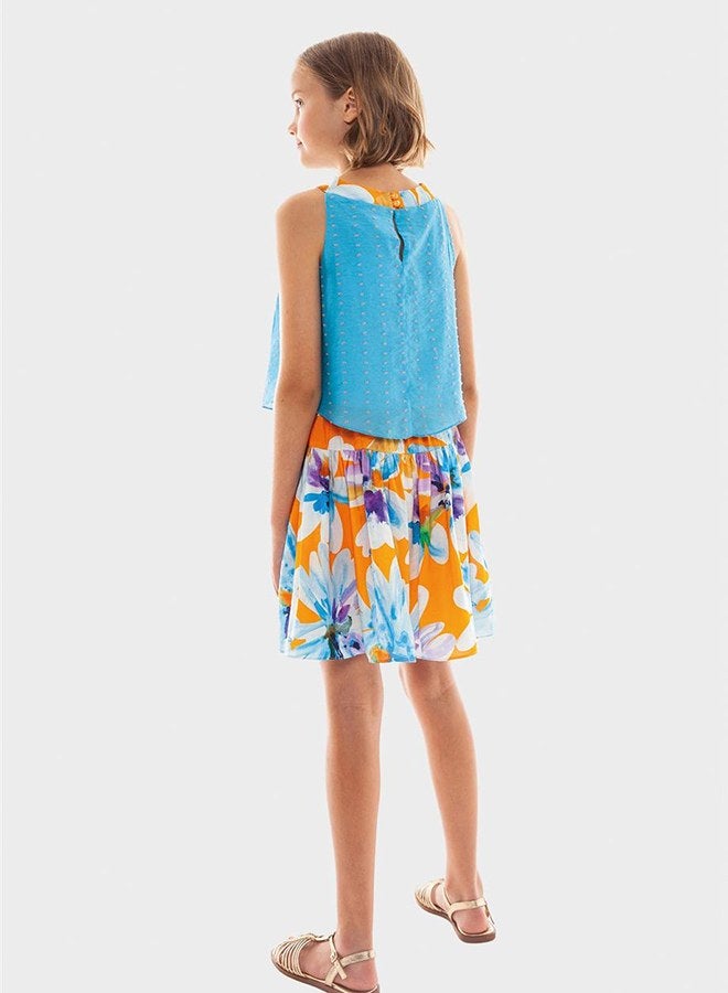 Lia Lea Girl Blue Blouse - Image 3