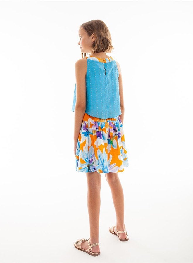 Lia Lea Girl Blue Blouse - Image 2