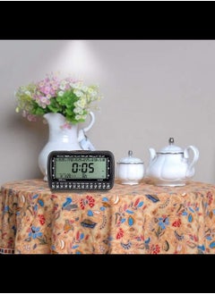 Onezone ONEZONE Digital Azan Clock Athan Table Clock HA-3007 Muslim Desk Azan Prayer Clock Islamic Gifts  - Image 1